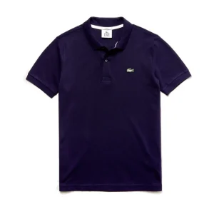 POLO LACOSTE STRETCH MINI PIQUE MARINE