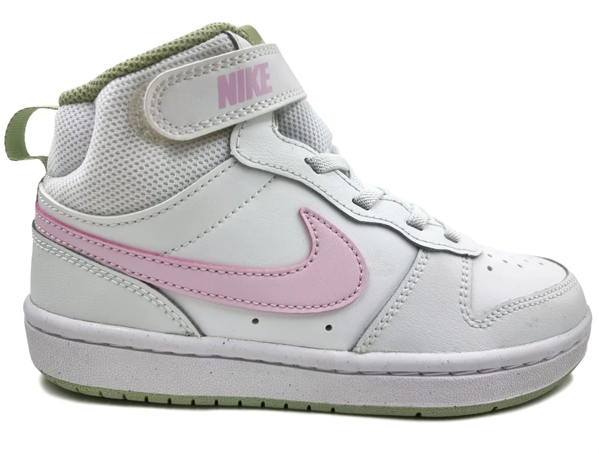 Tenis Nike Court Borough Mid 2 Para Niñas CD7783111 - Imagen 2