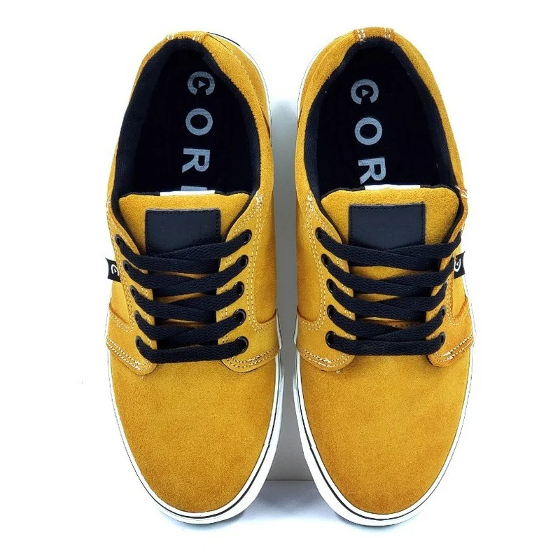 Tenis Skate Core Smith Amarillo Blanco Para Hombre - Imagen 4