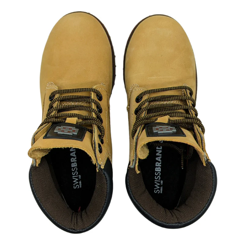 Botas Mujer Swissbrand 122 Trabajo Industrial Piel Casquillo - Imagen 4