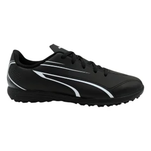 Tenis De Fútbol Rápido Con Suela Antideslizante Tachones Puma 107487 01 Niños Jr Juvenil Negro