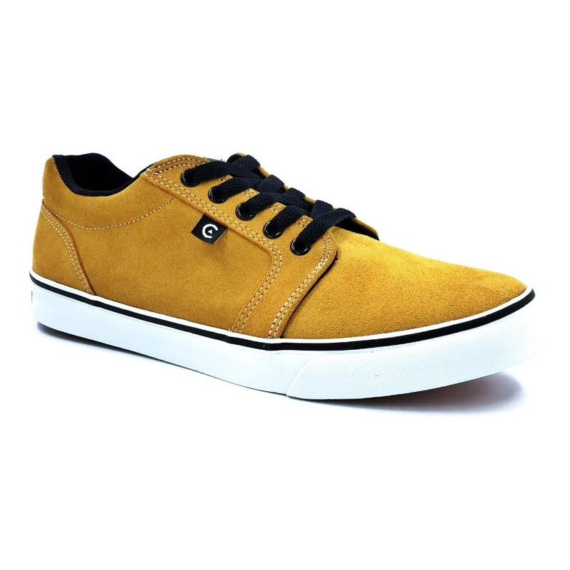 Tenis Skate Core Smith Amarillo Blanco Para Hombre - Imagen 2