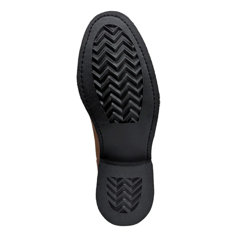 Bota Purepecha Piel Crazy Roble Vaquera Alta 866 - Imagen 5