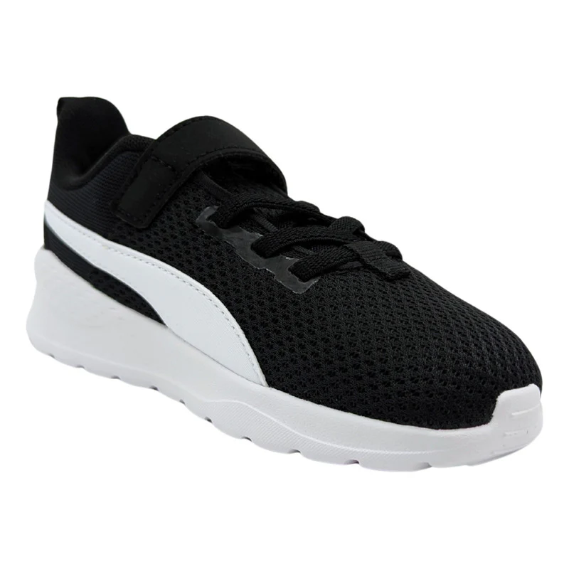 Tenis Niño Puma Anzarun Lite Ac Inf 37201001 Textil Black- Infantil 11 Al 17.5 Mex - Imagen 3