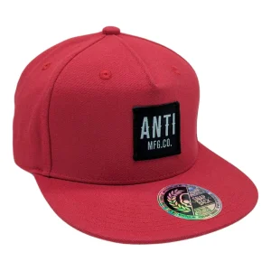 Gorra Antifashion Geometry Algodón Snapback Unisex 020 Rojo Snapback