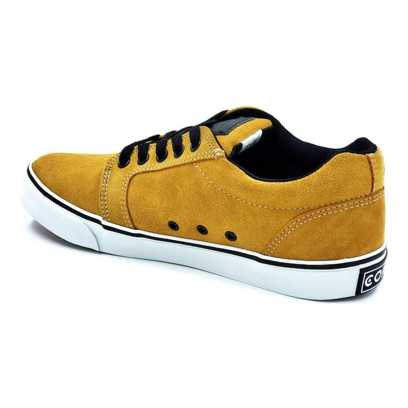 Tenis Skate Core Smith Amarillo Blanco Para Hombre - Imagen 3