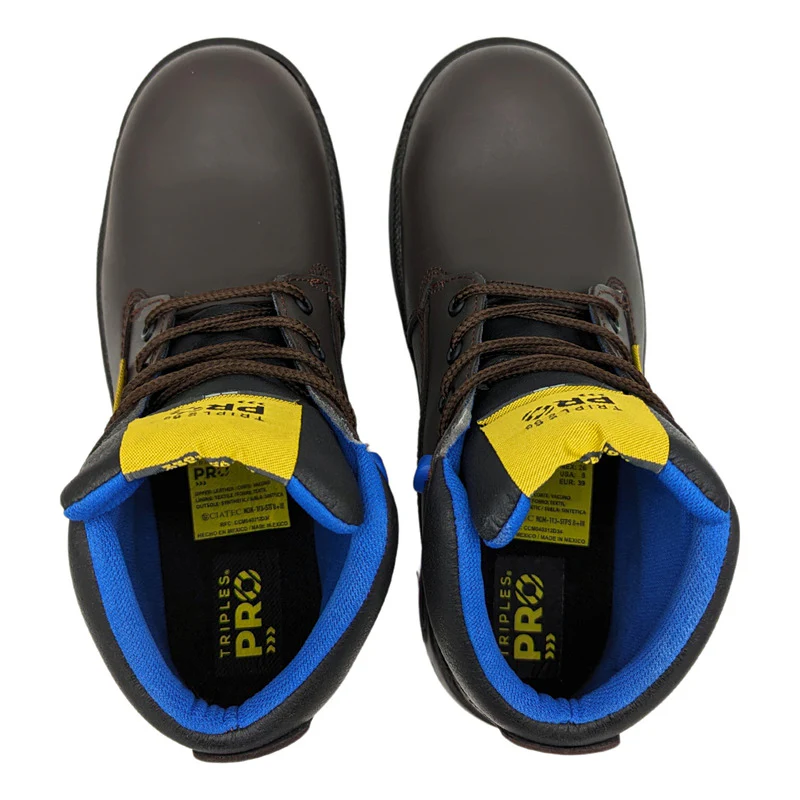 Botas Hombre Dieléctrica Casquillo Cafe Moka Triples 415 - Imagen 4