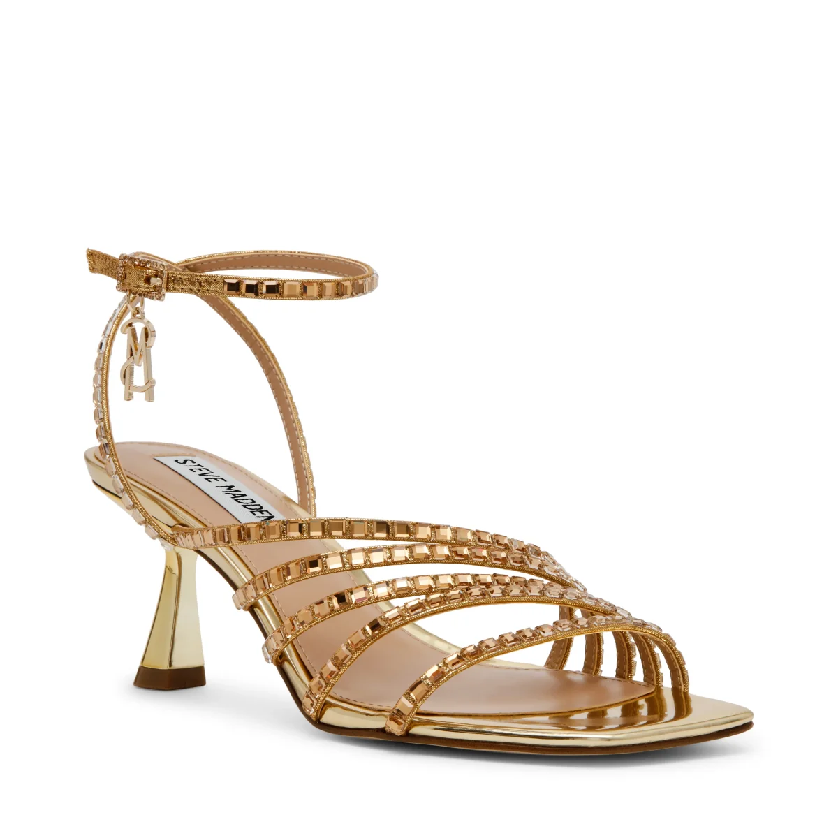 Sandalias de tacón Alarah Doradas - Imagen 3