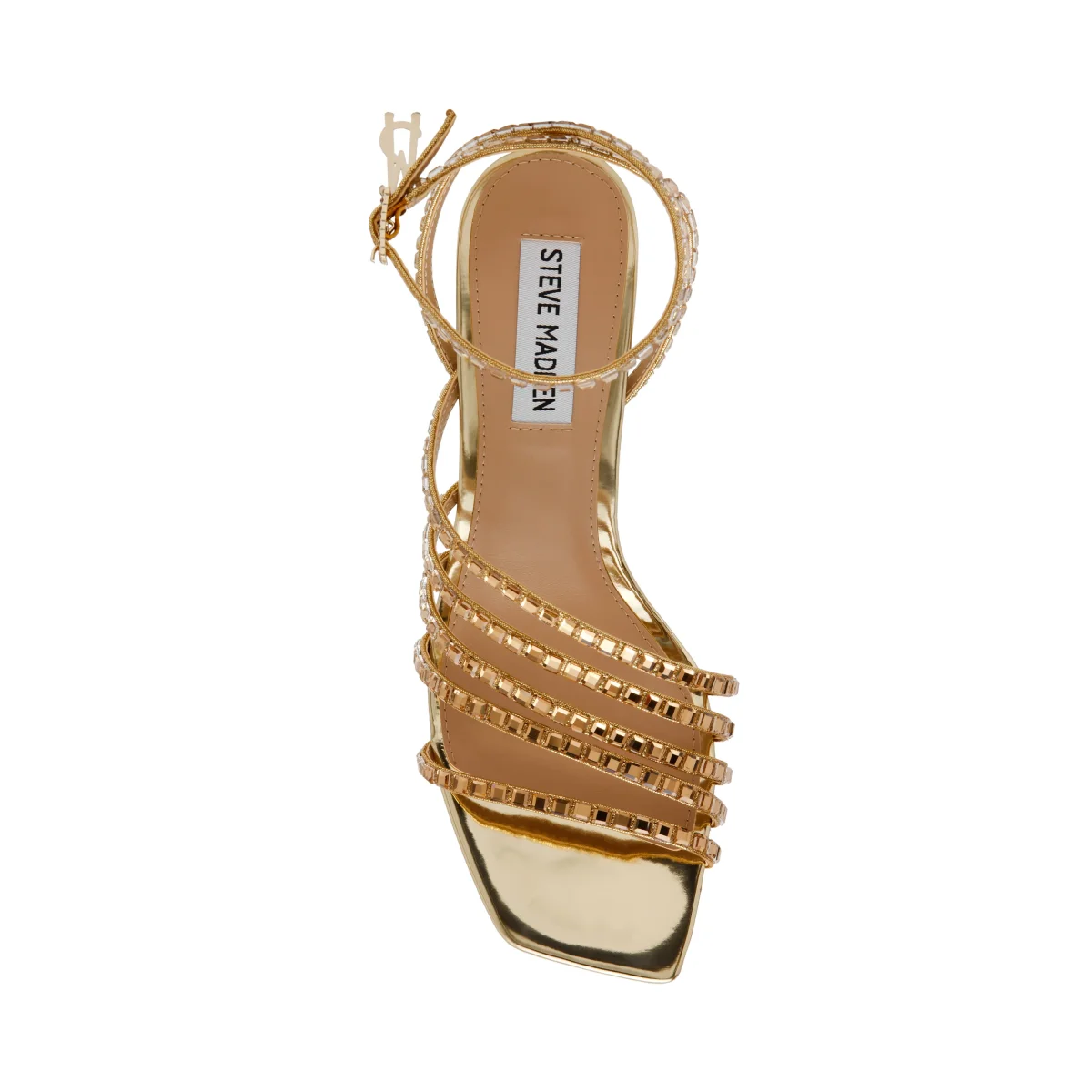 Sandalias de tacón Alarah Doradas - Imagen 7