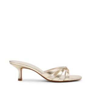 Sandalias de tacón Cary Dorada