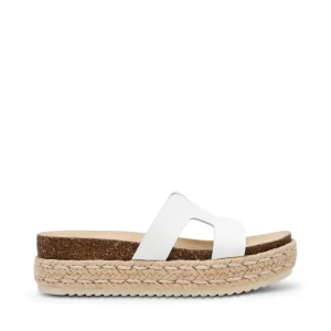 Sandalias de plataforma Jadda blancas