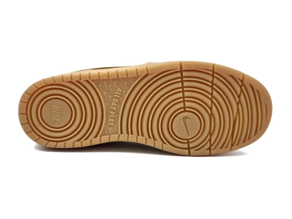 Tenis Nike Court Borough Low 2 (GS) Cafe/Goma-Juvenil BQ5448700 - Imagen 5
